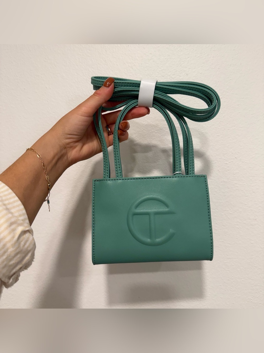 Telfar Small Sage Unisex Shopping Bag OS